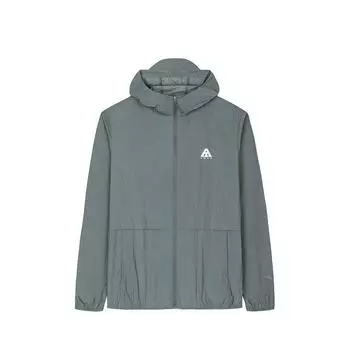 Anta Легкая оболочка Earth Shell Outdoor УФ-стойкая дышащая быстросохнущая солнцезащитная одежда Мужская верхняя одежда Mud-Green 952427607-5 S