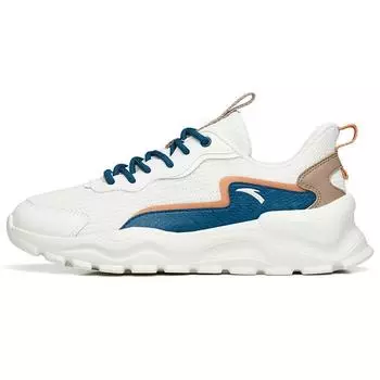 Anta Легкие низкие спортивные повседневные туфли мужские кроссовки белые зеленые коричневые 912238832-2 42