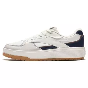 Anta Легкие удобные нескользящие прочные низкие кроссовки для скейтбординга мужские кроссовки белые серые синие 912348013-2 40