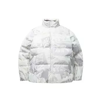 Anta Letter Logo Print Теплый спортивный пуховик Мужская верхняя одежда Белый 152148904-2 S