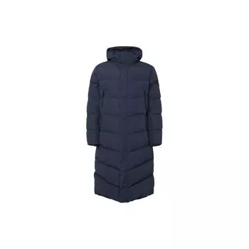 Anta Life Series FW22 Логотип Вышитый Узор Скрытая Молния С Капюшоном Пуховик Мужская Верхняя Одежда Синий 952248911-4 L