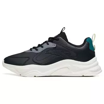 Anta Кроссовки Life Series Little Millennium 2.0 из кожи с низким верхом, износостойкие, спортивные, повседневные, мужские, цвет черный, серый 112248891-5 44