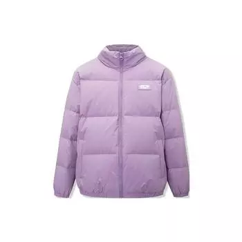 Anta Life Series Логотип Принт Молния Стоячий Воротник Пуховик Зимняя Женская Верхняя Одежда Фиолетовый 962248940-1 L