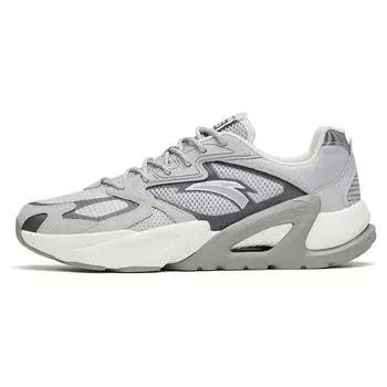 Anta Life Series Millennium Fabric Non-Slip Wear-Stick Low-Top Sports Casual Shoes Men Sneakers Steel-Gray 112328890-2 42