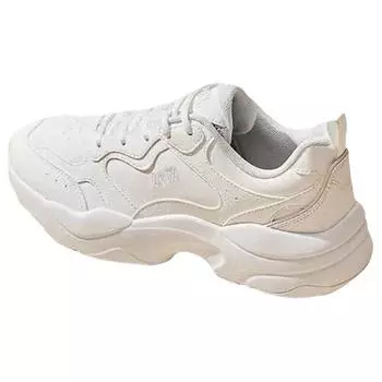 Anta Life Series Simple Comfortable Gravity Shock Absorption Non-Slip Breathable Low-Top Dad Shoes Women Sneakers Paper-White 122538814-1 35.5