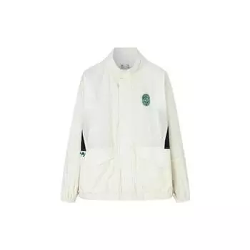 Anta Life Series сращенный логотип с принтом букв на молнии и воротником-стойкой с длинными рукавами Мужская куртка пыльно-серый 172328612-3 XL