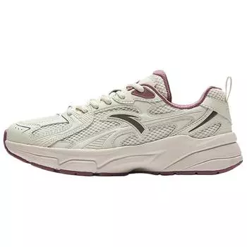 Anta Lifestyle Series AT803 Sports Retro Wear-Resistant Breathable Height-Increasing Low-Top Casual Shoes Women casual shoes Enamel-Gray 922538822-5 35.5