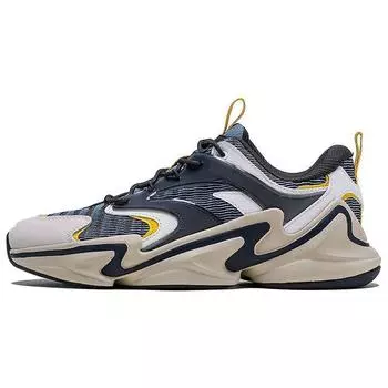 Anta Lifestyle Series Fabric Synthetic Leather Two-Layer Cowhide Non-Slip Wear-Resistant Lightweight Low-Top Basketball Shoes Men sneaker 11918881-3 42.5
