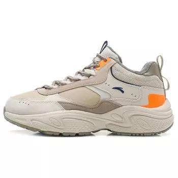Anta Lifestyle Series Fleece Lined Waterproof Warm Low Top Casual Shoes Men sneakers Driftwood 912348981-3 42
