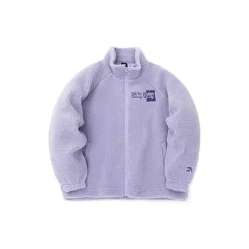 Anta Lifestyle Series FW22 Логотип Буквы Принт Узор Воротник-стойка Молния Флисовая куртка Женские куртки Фиолетовый 962248720-3 XXL