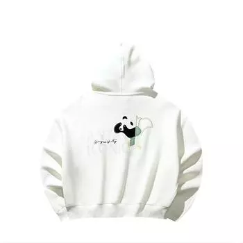 Anta Lifestyle Series Hooded Pullover Loose Versatile Sports Long Sleeve Sweatshirt Women sweatshirt Ivory 162518721-1 S