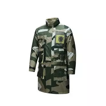 Anta Lifestyle Series Kyrie Hl Global Show Длинный пуховик унисекс Верхняя одежда Jungle-Green 172511903-2 M