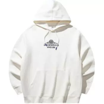 Anta Lifestyle Series Loose Fit Hooded Sweatshirt Men Sweatshirts Warm-Jade-White 152518706S-1 2XL