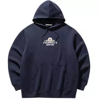 Anta Lifestyle Series Loose Fit Hooded Sweatshirt Men Sweatshirts Su-Ma-Blue 152518706S-3 S