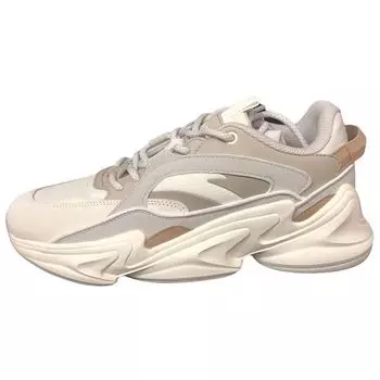 Anta Lifestyle Series Low-Top Retro Sneakers Women Sneakers White Gray 112118883-3 41