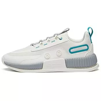Anta Lifestyle Series Low-Top Sneakers Men Sneakers White Green Gray 112018888-1 44.5