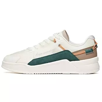 Anta Lifestyle Series Low-Top Sneakers Men Sneakers White Green 912128820-5 40.5