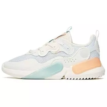 Anta Lifestyle Series Mesh Breathable Low-Top Sneakers Women sneakers Gray White Pink 122128800-5 37.5
