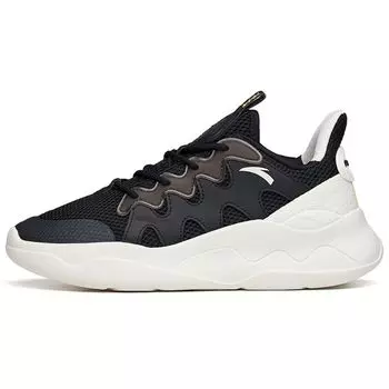 Anta Кроссовки Lifestyle Series Mesh Breathable Low-Top Casual Shoes Men sneakers Black White 112238870S-3 44.5
