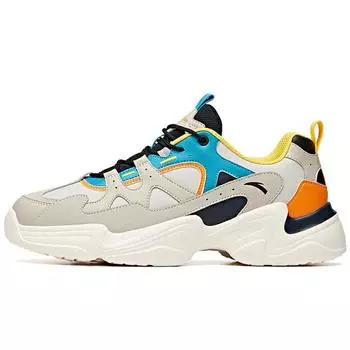 Anta Кроссовки Lifestyle Series Mesh Synthetic Leather Shock Absorbing Non-Slip Wear Resistance Balance Low-Top Dad Shoes Men 912048822-1 42