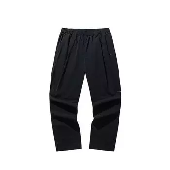 Anta Lifestyle Series Mid-Rise Breathable Versatile Straight-Leg Casual Pants Men Pants Basic-Black 152528502-3 XL