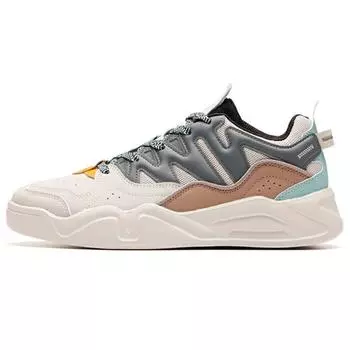Anta Кроссовки для скейтбординга Lifestyle Series Non-Slip Durable Low-Top Shoes для мужчин, цвет черный серый 112018041-3 41