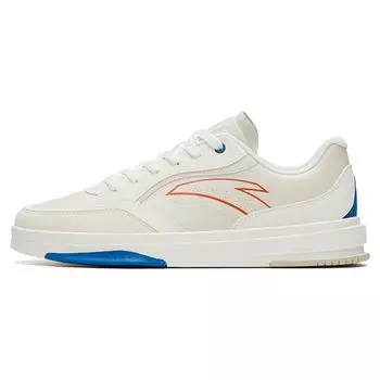 Anta Кроссовки Lifestyle Series с нескользящей износостойкой подошвой для скейтбординга, мужские, белые, синие 912328011-4 43