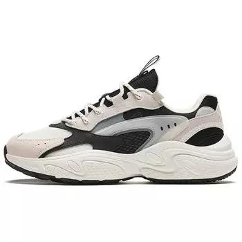 Anta Кроссовки Lifestyle Series с нескользящей износостойкой дышащей низкой повседневкой для женщин бежево-черного цвета 122428853-2 36