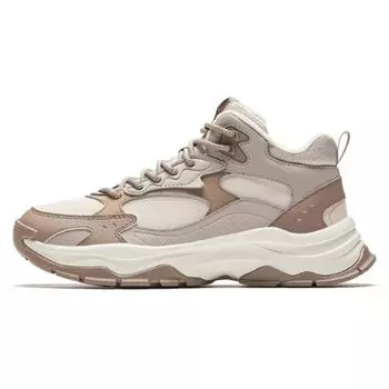 Anta Lifestyle Series Non-Slip Wear-Resistant Low-Top Casual Shoes Women sneakers Beige 122348984-2 37.5