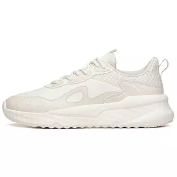 Anta Lifestyle Series Non-Slip Wear-Resistant Breathable Low-Top Sports Casual Shoes Women sneaker Ivory-White 122138862-5 36.5