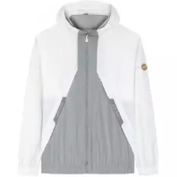 Anta Lifestyle Series Olympic Culture Series Hooded Color Block Loose Long Sleeve Jacket Men jackets Paper-White 152438608-1 3XL