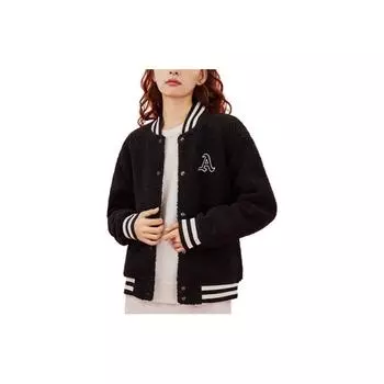 Anta Lifestyle Series Повседневная флисовая теплая бейсбольная куртка с длинным рукавом Женская куртка Basic-черная 962348709-2 2XL