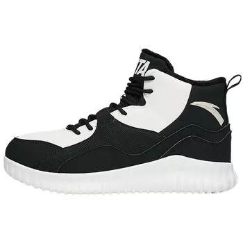 Anta Lifestyle Series Повседневные теплые нескользящие износостойкие высокие кроссовки женские кроссовки белые черные 122148903-3 36