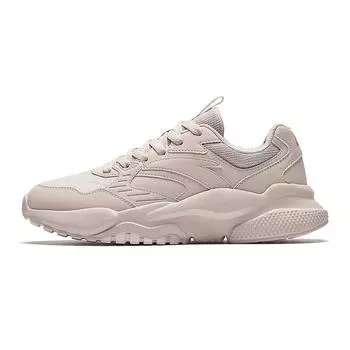 Anta Lifestyle Series Простые универсальные нескользящие износостойкие низкие повседневные туфли женские кроссовки Lotus-Gray 922418854-8 35.5