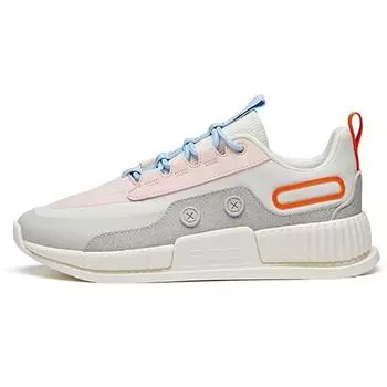 Anta Lifestyle Series Reject Mediocrity Прочные дышащие низкие кроссовки Женские кроссовки Серые Белые 122018888-1 39