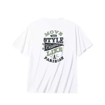Anta Lifestyle Series Retro Casual Loose Round Neck Short Sleeve T-Shirt Men Tops Snow-White 152438111-1 2XL