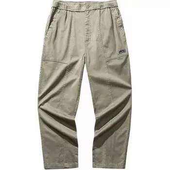 Anta Lifestyle Series Retro Loose Straight Comfortable Woven Casual Pants Unisex Pants Teal 172448505-2 XL