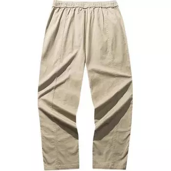 Anta Lifestyle Series Retro Loose Straight Comfortable Woven Casual Pants Unisex bottoms Khaki 172448505-1 L