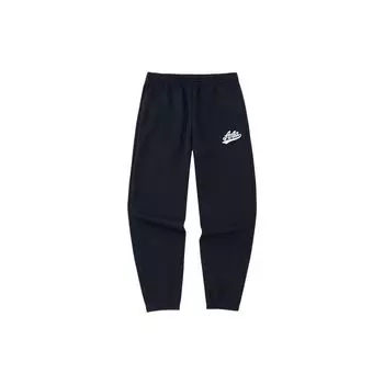 Anta Lifestyle Series Solid Color Mid-Rise Tapered Knit Sports Pants Men Bottoms Black 152338305-3 XL