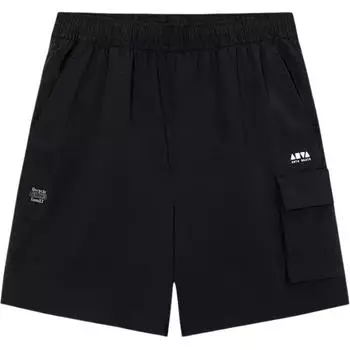 Anta Lifestyle Series Solid Color Mid Waist Drawstring Versatile Breathable Loose Cargo Shorts Unisex shorts 172538501-2 S
