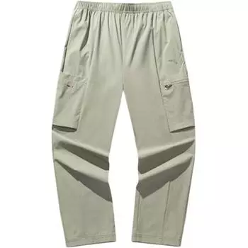 Anta Lifestyle Series Solid Color Mid Waist Drawstring Breathable Versatile Loose Sports Long Pants Men bottoms 152538508-1 M
