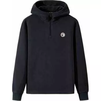 Anta Lifestyle Series Sports Casual Warm Loose Sweatshirt Women sweatshirt Basic-Black 962448707-4 XS