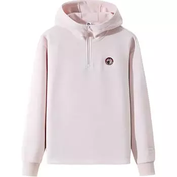 Anta Lifestyle Series Sports Casual Warm Loose Hoodie Women hoodies Light-Pink 962448707-5 XS