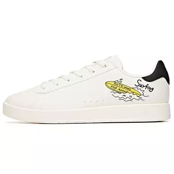 Anta Кроссовки Lifestyle Series из синтетической кожи, удобные, универсальные, нескользящие, износостойкие, легкие, с низким верхом, для скейтбординга, мужские 112128061-1 44.5