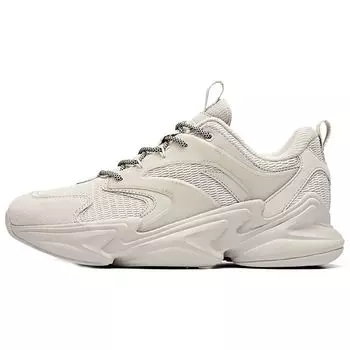 Anta Серия Lifestyle Trendy Casual Non-Slip Wear Resistance Shock Absorbing Low-Top Dad Shoes Men sneakers Gray 11918881-4 39