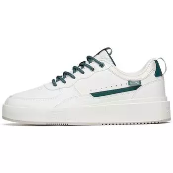 Anta Lifestyle Series Trendy Casual Non-Slip Wear-Sticked Low-Top Shoes Sneakers Men Sneakers White Green 912228012-3 43