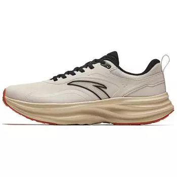 Anta Light Cloud Удобные модные нескользящие износостойкие низкие повседневные кроссовки для бега для мужчин бежево-черные 112445506-3 42