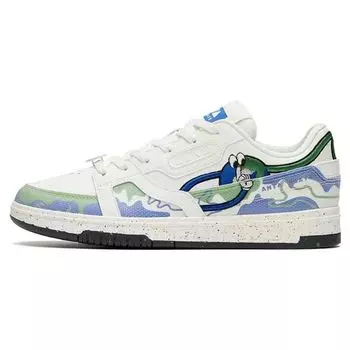 Anta Lightweight Breathable Low-Top Skate Shoes Women Sneakers White 122329231-2 35.5