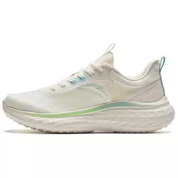 Anta Lightweight Comfortable Cushioning Breathable Low-Top Running Shoes Women sneakers Ivory-White 922425510-1 38