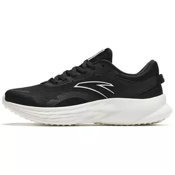 Anta Lightweight Comfortable Shock Absorbing Non-Slip Low-Top Casual Running Shoes Women sneaker Black White 922425517-1 35.5